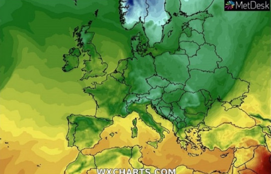 I ftohti polar pritet të përfshi pjesë të mëdha të Evropës