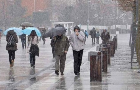Nga dita e marte me reshje shiu dhe bore në Kosovë