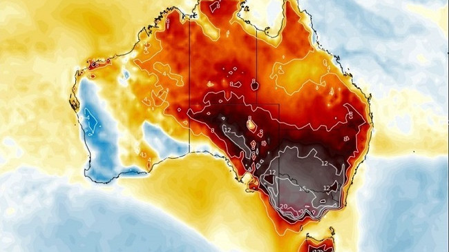 Valë ekstreme e nxehtësisë në Australi, temperatura arrin deri në 50 °C