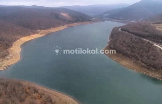 Pamje ekskluzive nga gjendja momentale e ujit në Liqenin e Badovcit