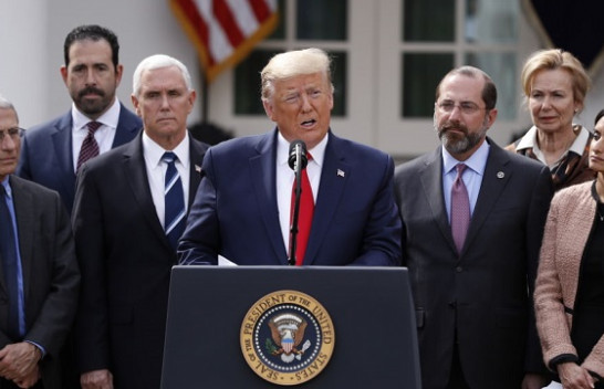 Presidenti Donald Trump shpall urgjencën kombëtare në SHBA për koronavirusin