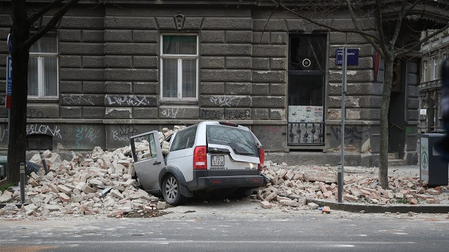 Tërmeti në Zagreb përmes fotografive