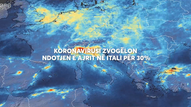 Koronavirusi zvogëlon ndotjen e ajrit në Itali për 30 për qind