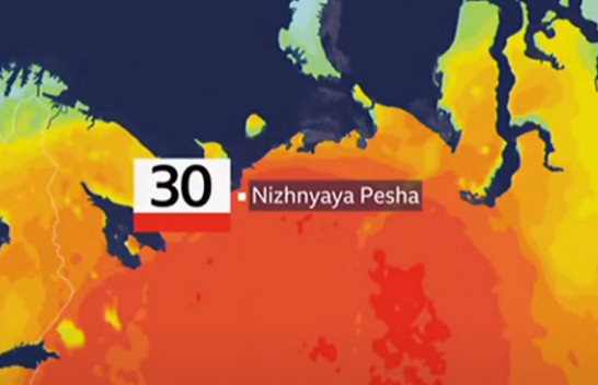Arktiku goditet nga vala e nxehtë, temperatura shkon deri në 30 °C