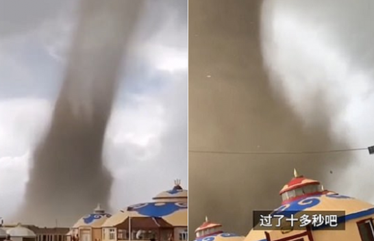 Pamje apokaliptike nga Kina, tornado godet një qytet [Video]