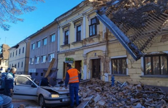Tërmeti 6.3 ballë godet Kroacinë, shemben disa ndërtesa