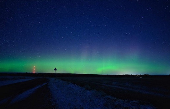 Në fotografi: Aurora Borealis ndriçon qiellin mbi Skoci