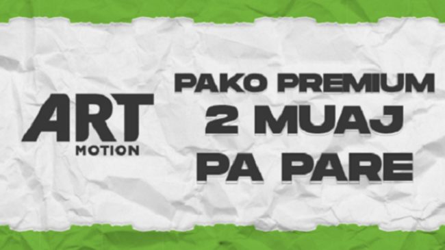 Oferta më e re nga Artmotion! 2 muajt e parë falas!