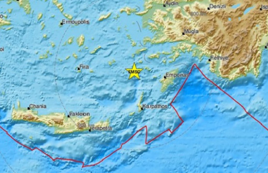 Një termet i fuqishëm dridh Greqinë