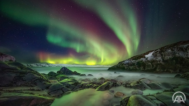 Fenomeni Aurora në Gadishullin Kola të Rusisë