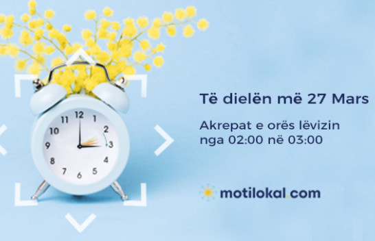 Nga sonte në mesnatë fillon llogaritja verore e kohës