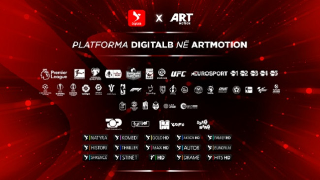 Ekskluzive: Kanalet Digitalb në Artmotion!