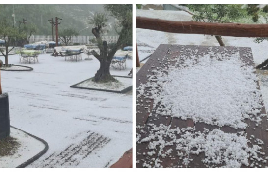 'Çmendet' moti: Breshër i madh në Tiranë