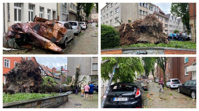 Tornado e fuqishme godet Gjermaninë, dhjetëra të lënduar dhe dëme të mëdha materiale