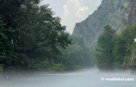 Moti në Maqedoni, me shi dhe erëra të forta