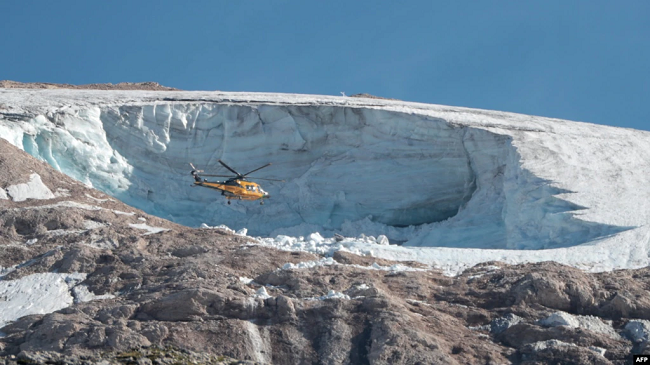 Rritja e temperaturave po shpejton shkrirjen e akullnajave alpine