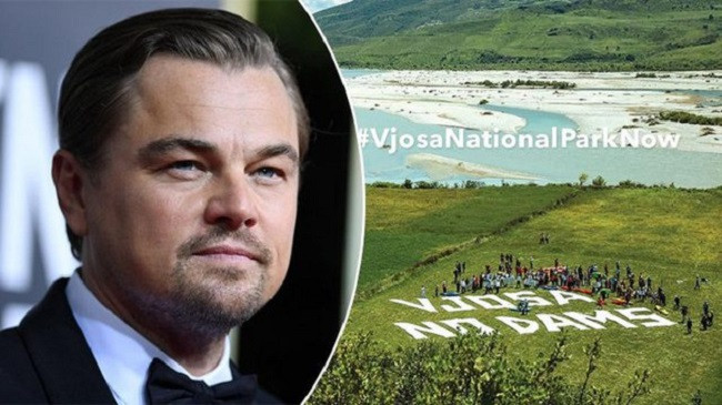 DiCaprio sërish shkruan për lumin Vjosa