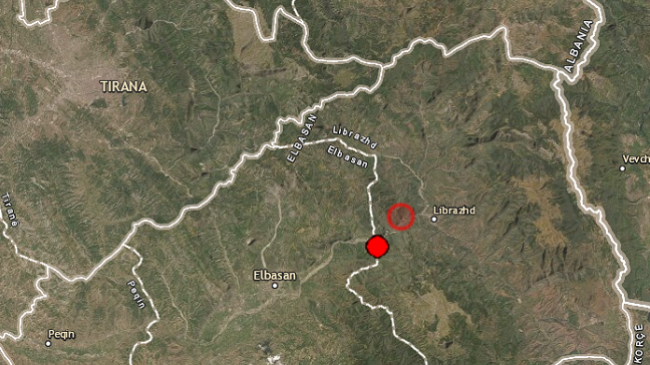 Dridhet toka në Shqipëri