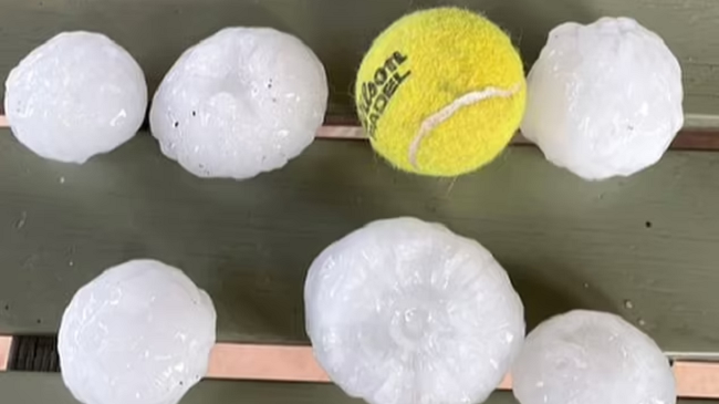Breshëri sa një top tenisi godet Spanjën