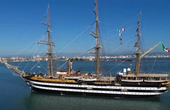 'Një udhëtim pas në kohë', mbërrin në Durrës 'Amerigo Vespucci', anija që shkolloi shumë breza marinarësh