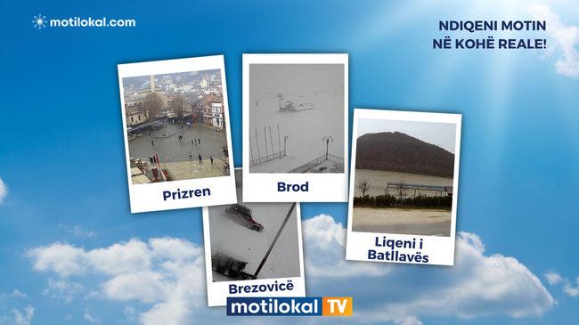 Ndiqeni motin në kohë reale!