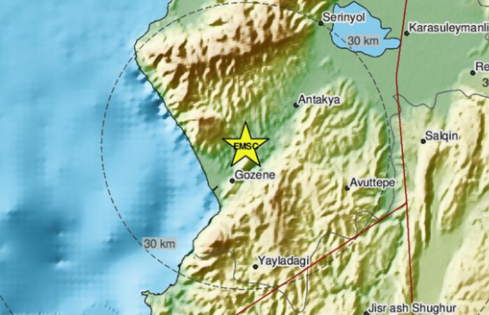 Tërmet i fortë në Turqi