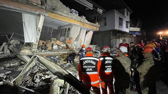 AFAD: Pas tërmetit me magnitudë 6.4 ballë në Hatay, janë regjistruar 90 pasgoditje