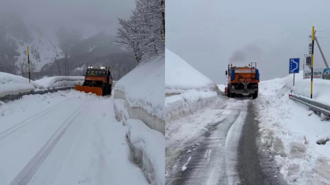 Reshje bore në zonat malore të Shqipërisë, ARRSH apel shoferëve për kujdes