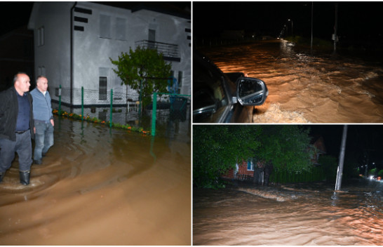 Podujevë, kjo është situata e shkaktuar pas reshjeve të shiut/ FOTO
