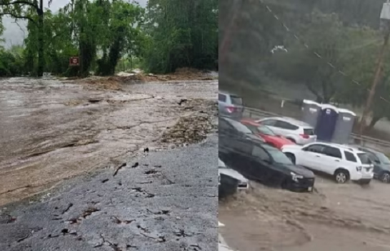 Përmbytjet ekstreme pushtojnë rrugët e Nju Jorkut