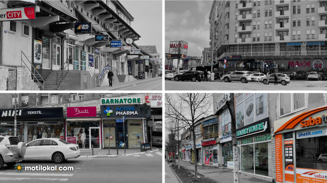 Motilokal ka shkruar për ndotjen vizuale/ Komuna e Prishtinës po largon reklamat vend e pavend
