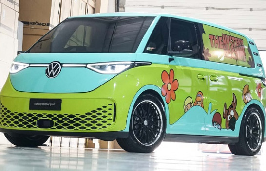 ID. Buzz, një version modern i furgonit nga filmi vizatimor 'Scooby-Doo'