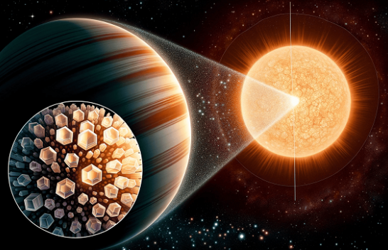 Gurë kristali në qiell: Teleskopi James Webb zbulon kuarcin në atmosferën e një ekzoplaneti
