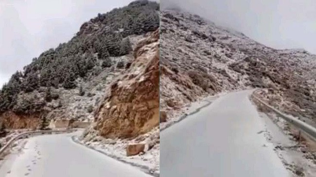 Algjeri, pas shumë muajsh thatësirë, rikthehen reshjet e shiut dhe borës