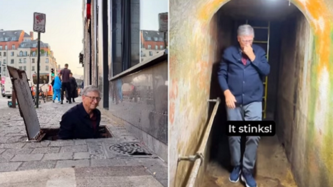 INTERESANTE/ Bill Gates e sfidon veten me erën e tmerrshme, kalon ditën në kanalizime