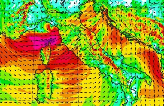 Italia goditet nga erërat e forta deri në 223 km/h