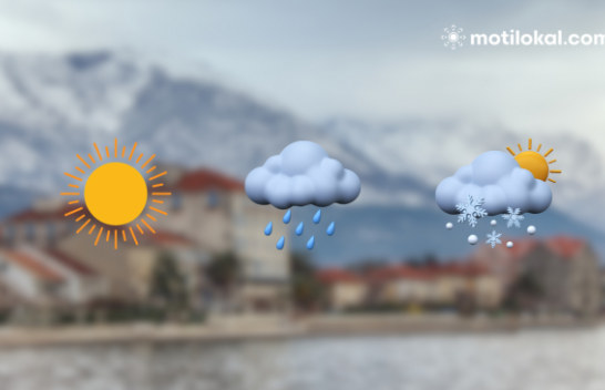Mësojeni çfarë moti na pret ditën e premte dhe fundjavë në Mal të Zi