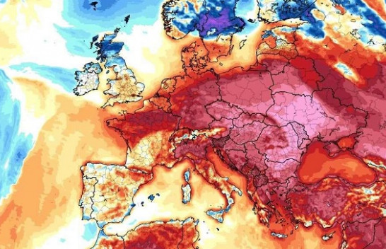 Temperatura rekord në Evropë - Shenjat e valës së fortë të të nxehtit në ditët e para të janarit