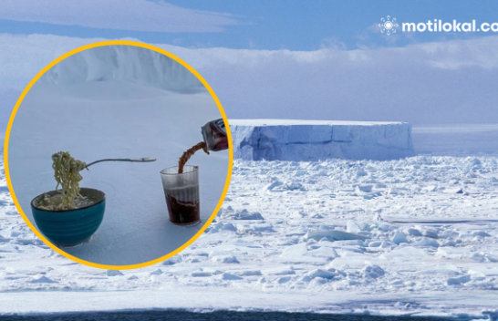 Si duket dreka në Antarktidë: Një foto interesante e realizuar në -64 gradë Celsius