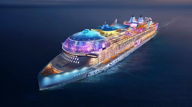“Icon of the Seas”, anija më e madhe në botë gati për udhëtimin e parë