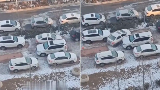Shoferi bëri një kryevepër për t'u mbajtur mend/ VIDEO