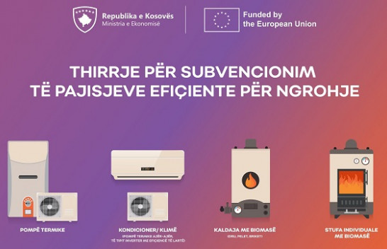 Në këtë ditë përfundon afati i aplikimit për subvencionimin e pajisjeve efiçiente