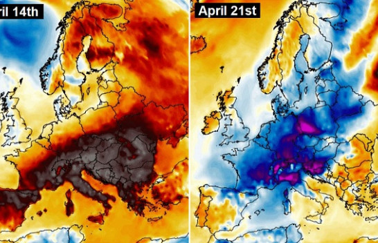 Evropa po përgatitet për një periudhë të ftohtë dhe borë pas valës së të nxehtit rekord