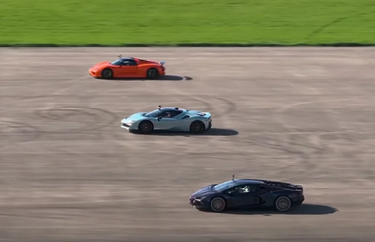 Gara e super-veturave: Lamborghini Revuelto, Ferrari SF90 apo Porsche 918?