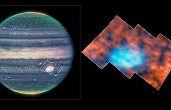 Teleskopi Hapësinor James Webb zbulon struktura të papritura në atmosferën e sipërme të Jupiterit