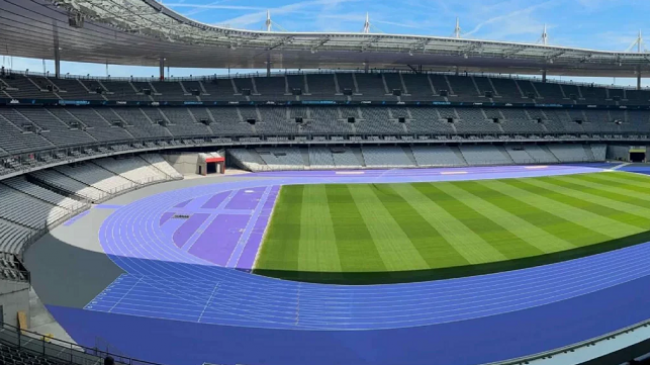 Pse pista ngjyrë vjollce në Lojërat Olimpike të Parisit është e veçantë? Ka një përbërës sekret