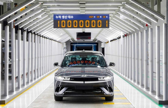 Gjiganti korean Hyundai prodhoi 100 milionë vetura