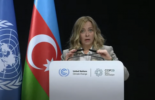 Meloni në COP29: Na takon ne të përcaktojmë nëse ky do të jetë një sukses apo një dështim