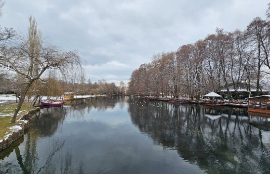 Parku i Drilonit nën bardhësinë e borës/ FOTO