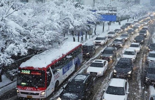 Reshje rekord bore në Korenë e Jugut